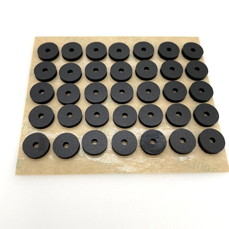 Pulom Klebstoff Stoßabsorbierbarer Anti-Vibrations EPDM NBR SBR Nr Silikon-Gummi-Pad 3